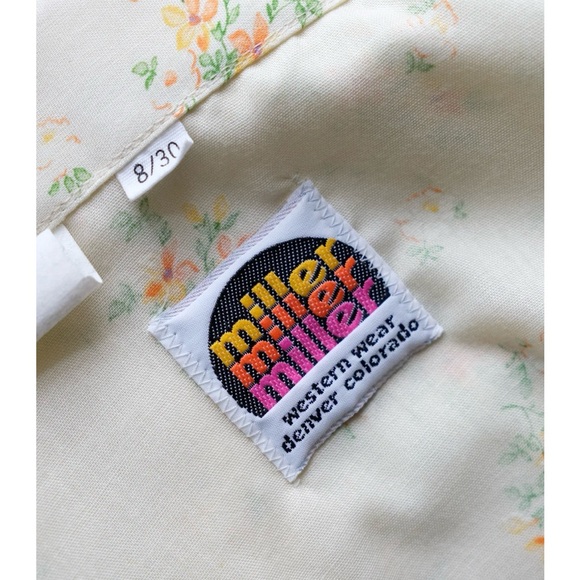 VINTAGE - 1970s Orange Blossom western shirt - size small - Picture 5 of 6